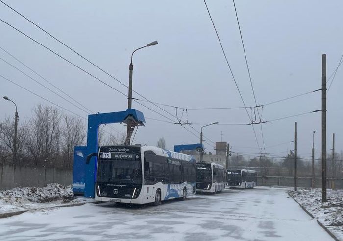 В Волгограде маршрут электробуса №15 заработал в плановом режиме